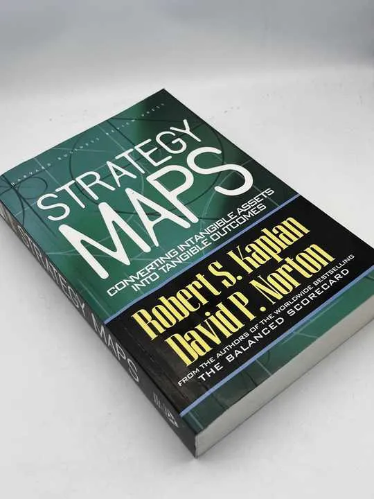 الأكثر مبيعًا! خرائط استراتيجية روبرت س. كتاب . Bestseller! Strategy Maps by Robert S. Kaplan and David
