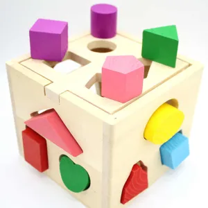 -صندوق ذكاء خشبي جديد لعبة تعليمية للأطفال . New Wooden Intelligence Box Educational Toy for