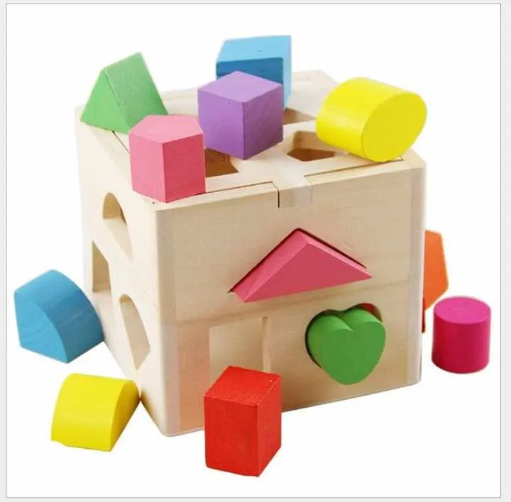 -صندوق ذكاء خشبي جديد لعبة تعليمية للأطفال . New Wooden Intelligence Box Educational Toy for