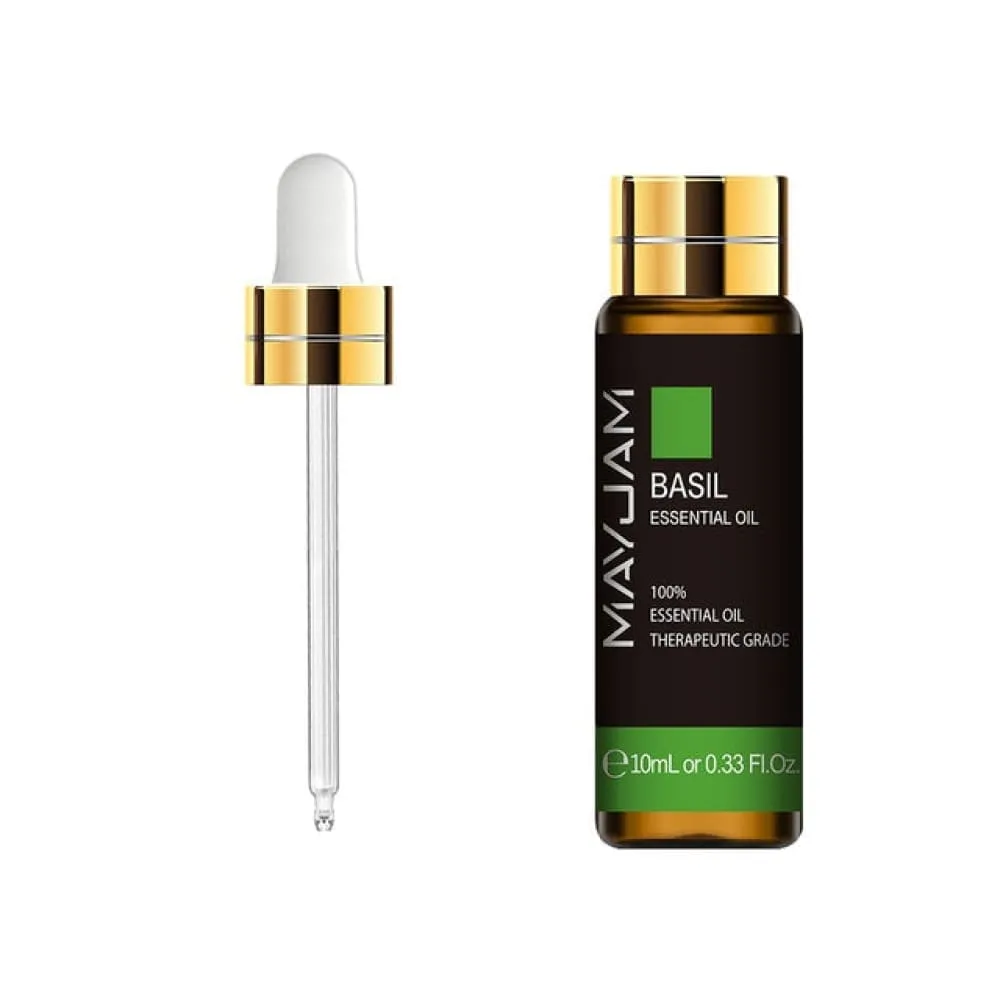 10ml Pure Natural Sage Body Essential Oils Basil Vetiver Myrrh Camphor Pepper
