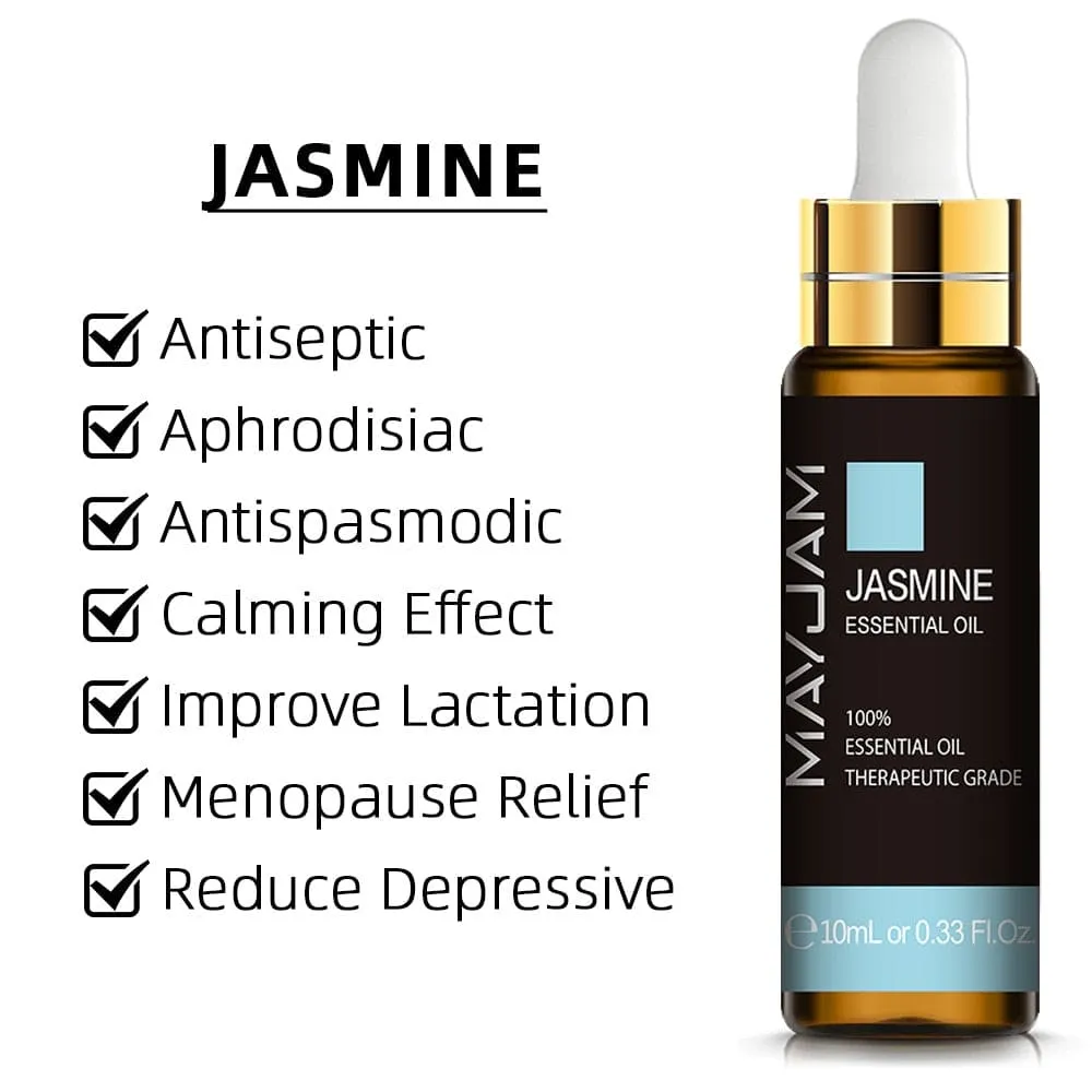10ml Pure Plant Essential Oil for Humidifier Diffusers Mint Lavender Tea Tree