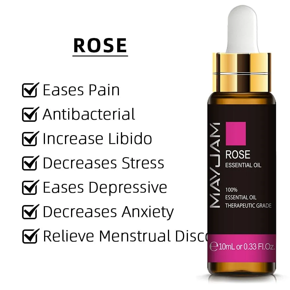 10ml Pure Plant Essential Oil for Humidifier Diffusers Mint Lavender Tea Tree