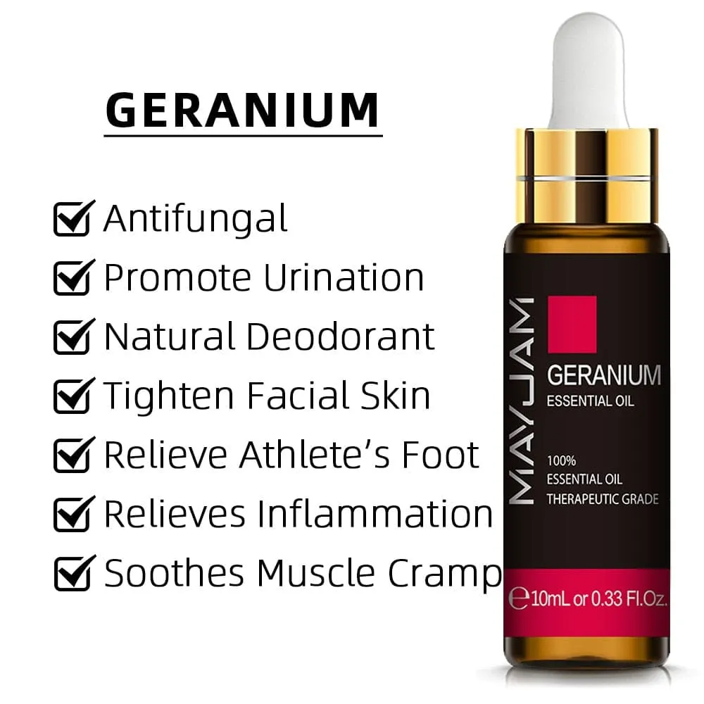 10ml Pure Plant Essential Oil for Humidifier Diffusers Mint Lavender Tea Tree