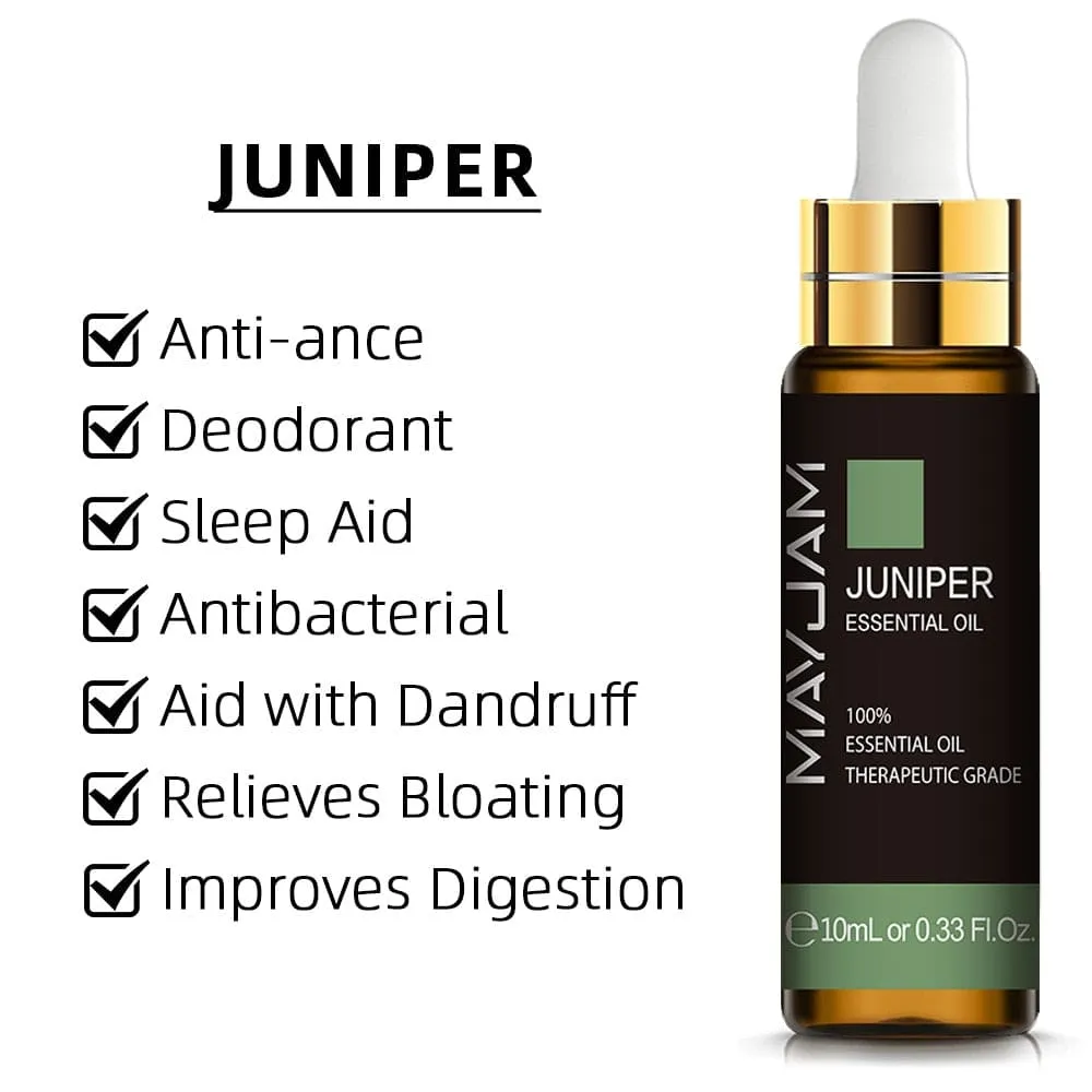 10ml Pure Plant Essential Oil for Humidifier Diffusers Mint Lavender Tea Tree