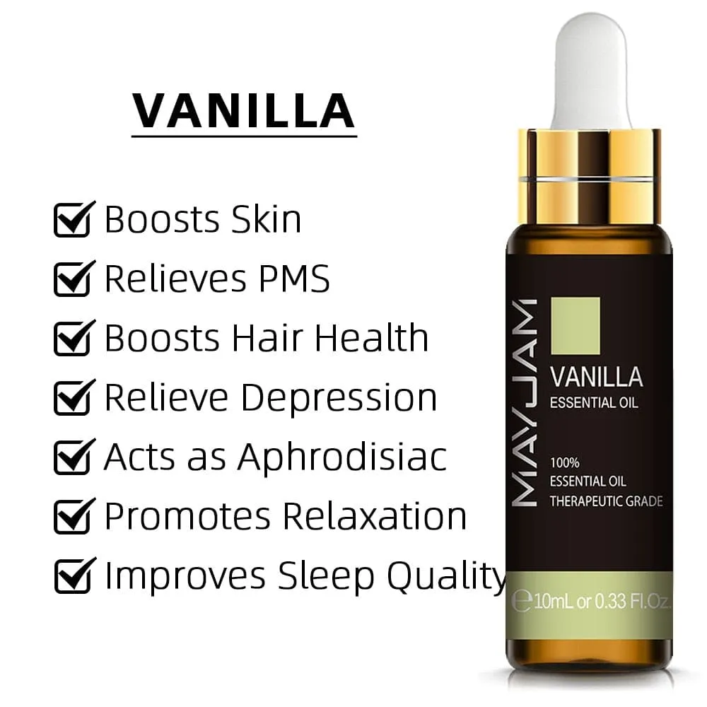 10ml Pure Plant Essential Oil for Humidifier Diffusers Mint Lavender Tea Tree