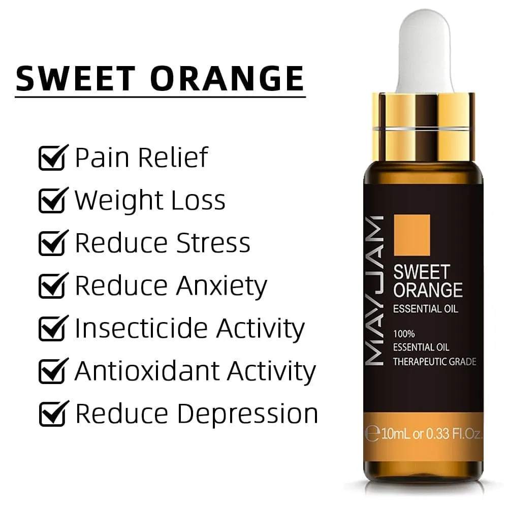 10ml Pure Plant Essential Oil for Humidifier Diffusers Mint Lavender Tea Tree