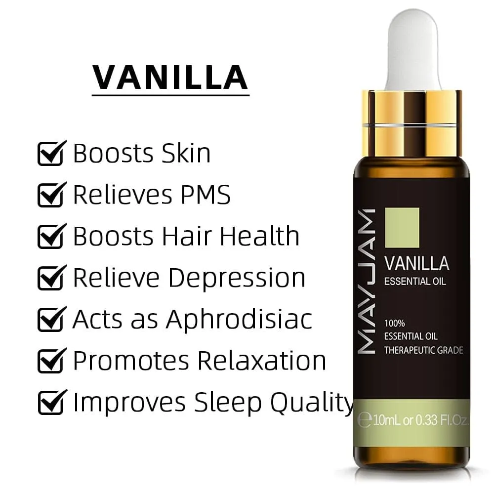 10ml Pure Plant Essential Oil for Humidifier Diffusers Mint Lavender Tea Tree