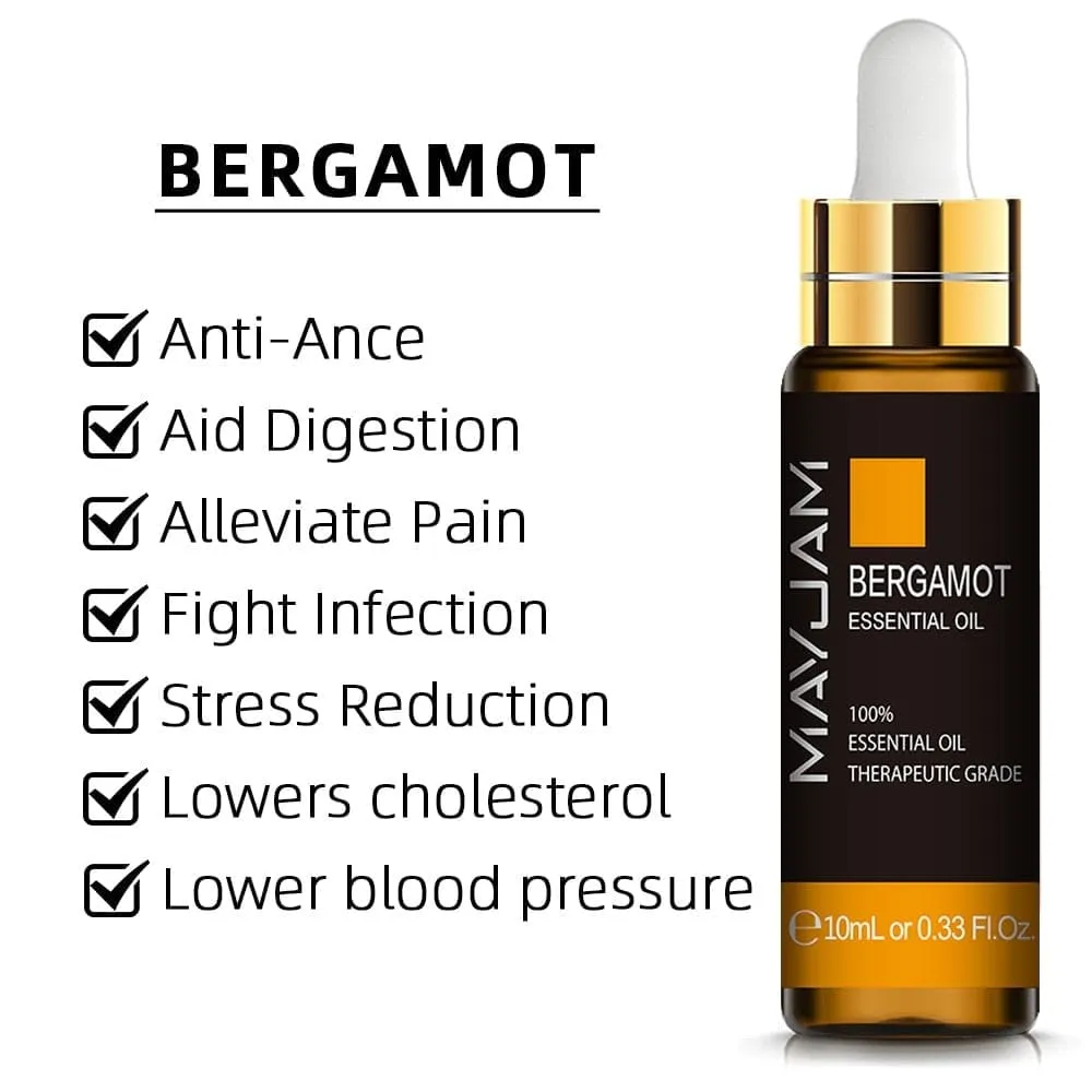 10ml Pure Plant Essential Oil for Humidifier Diffusers Mint Lavender Tea Tree