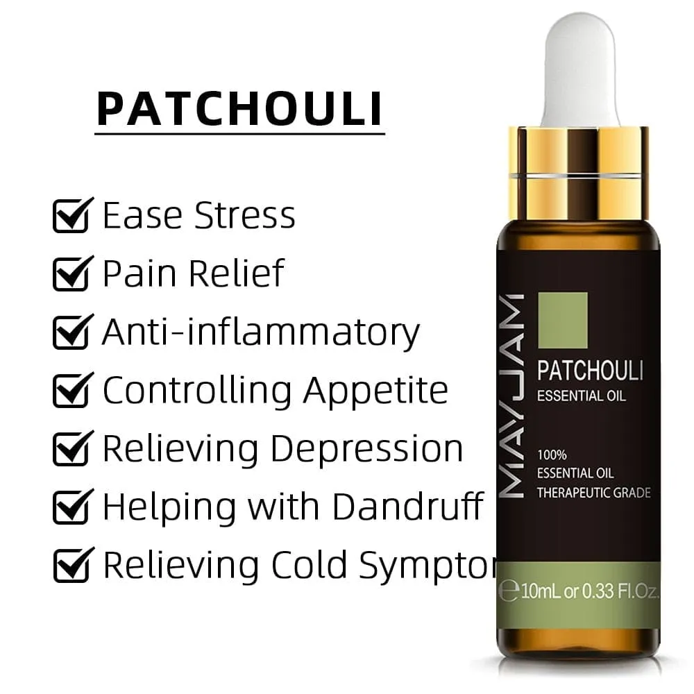 10ml Pure Plant Essential Oil for Humidifier Diffusers Mint Lavender Tea Tree
