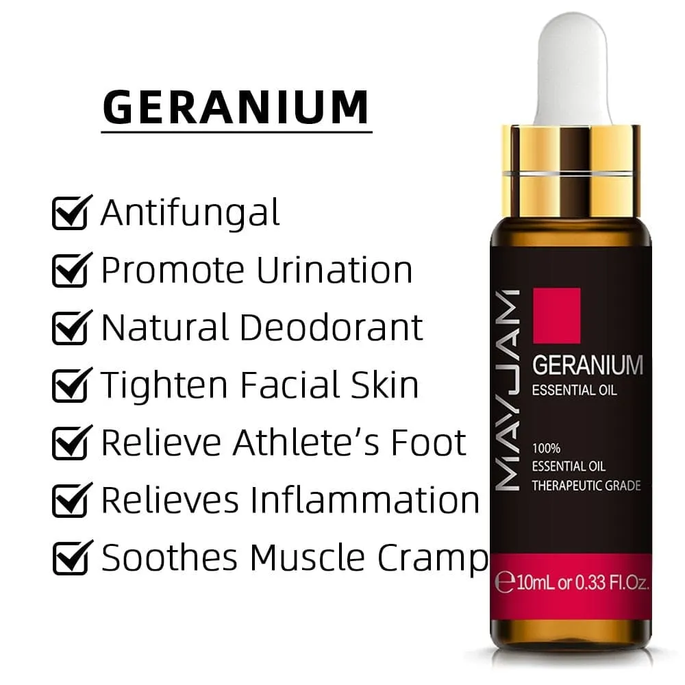 10ml Pure Plant Essential Oil for Humidifier Diffusers Mint Lavender Tea Tree