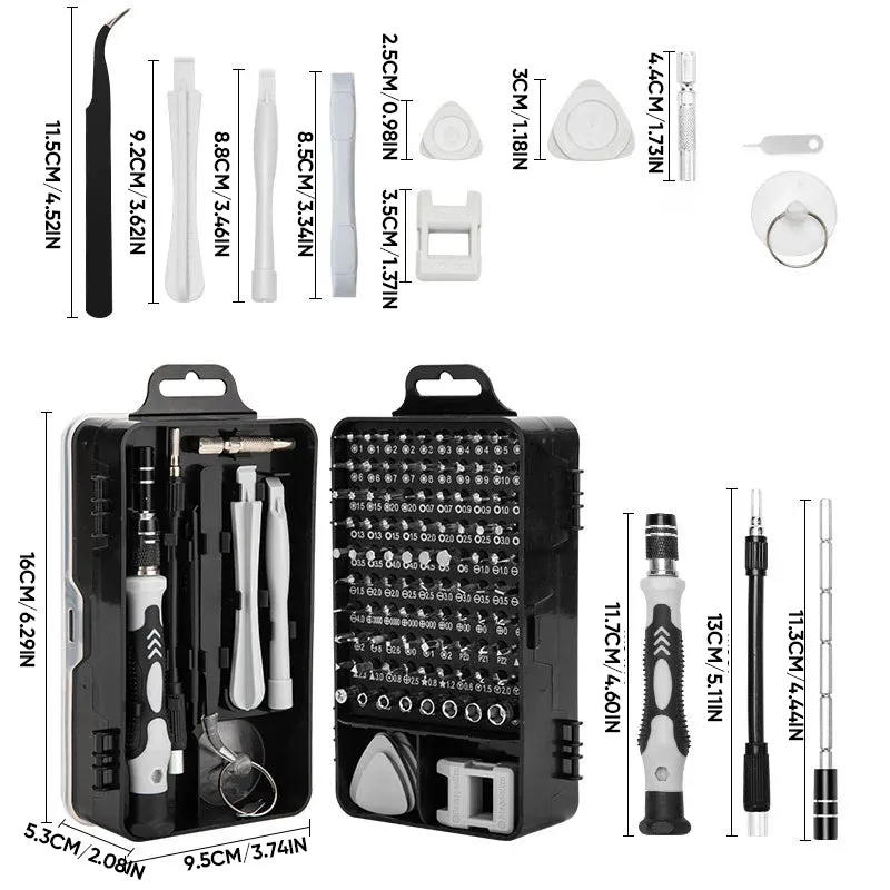115 in 1 Magnetic Screwdriver Set