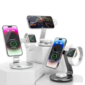 15 واط 3 في 1 حامل لهاتف آيفون 12 13 برو . 15W 3 in 1 Stand for iPhone 12 13 Pro Max for Apple