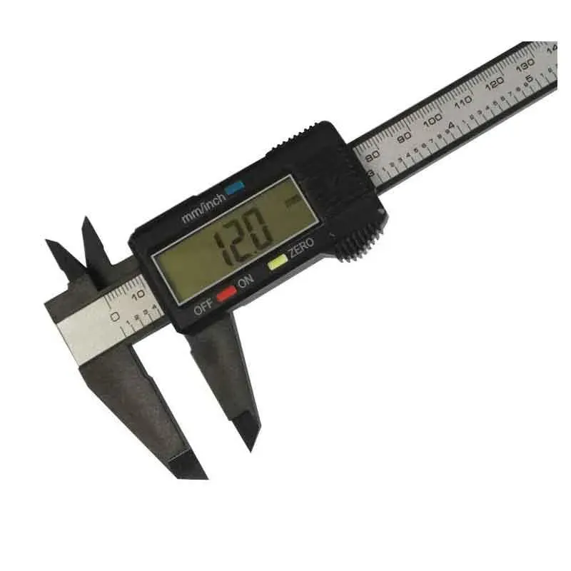 150Mm 6" Digital Vernier Caliper - Carbon Fibre