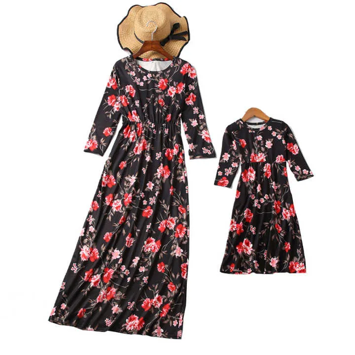 2-Piece Family Matching Outfits for Mom and Baby طقم ملابس متشابهة للعائلة من قطعتين للأم والطفل