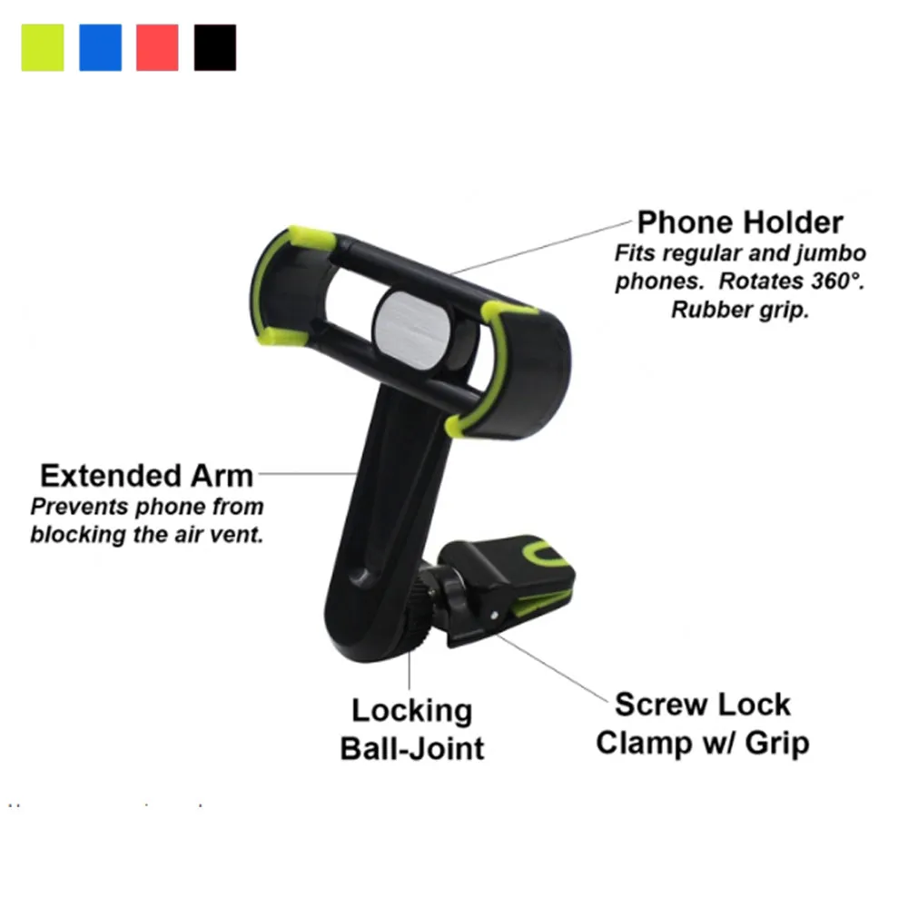 2 Universal Car Air Vent Mount Cradle Holder Stand Support Mobile Cell Phone GPS