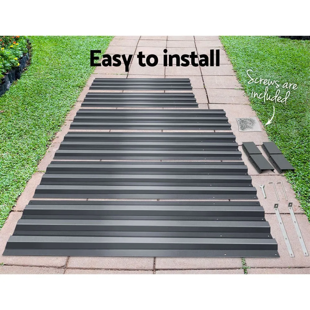210 x 90 Aluminum Galvanized Steel Garden Bed