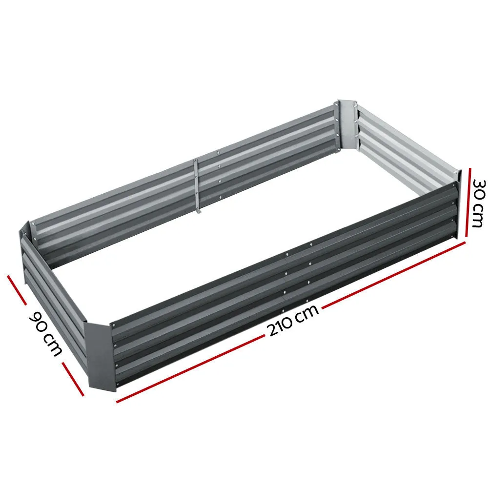 210 x 90 Aluminum Galvanized Steel Garden Bed