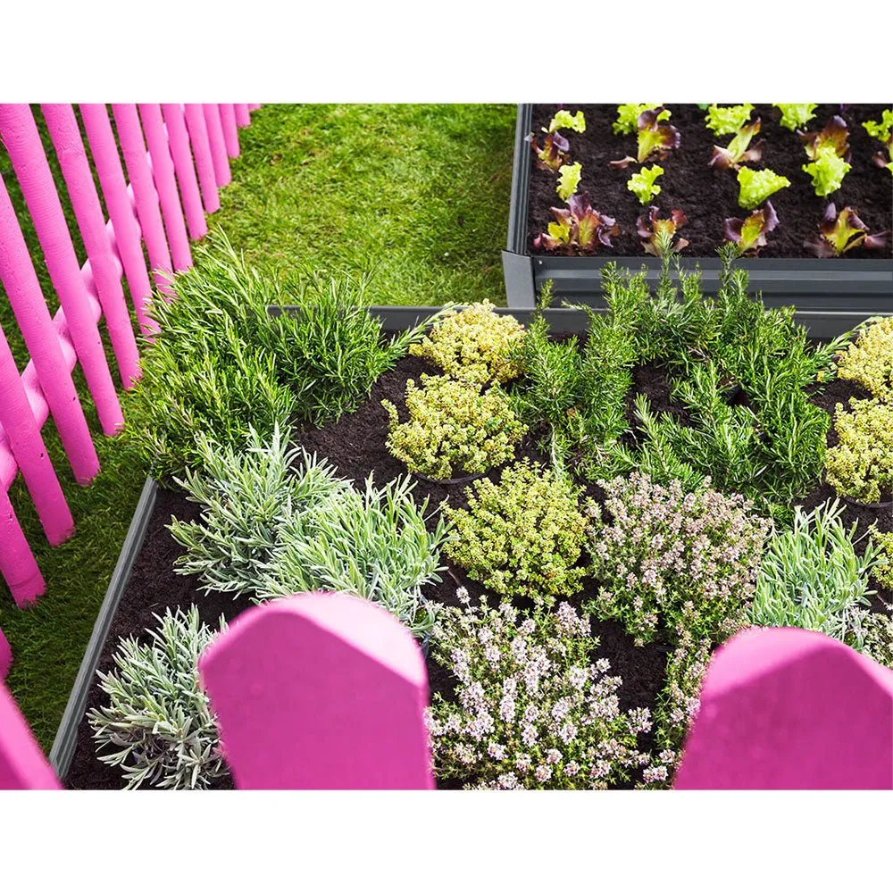 210 x 90 Aluminum Galvanized Steel Garden Bed