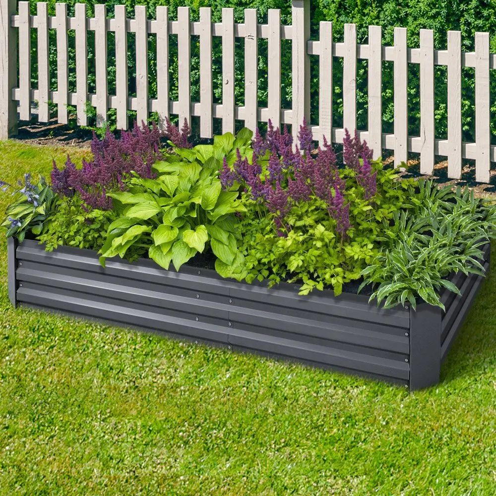 210 x 90 Aluminum Galvanized Steel Garden Bed
