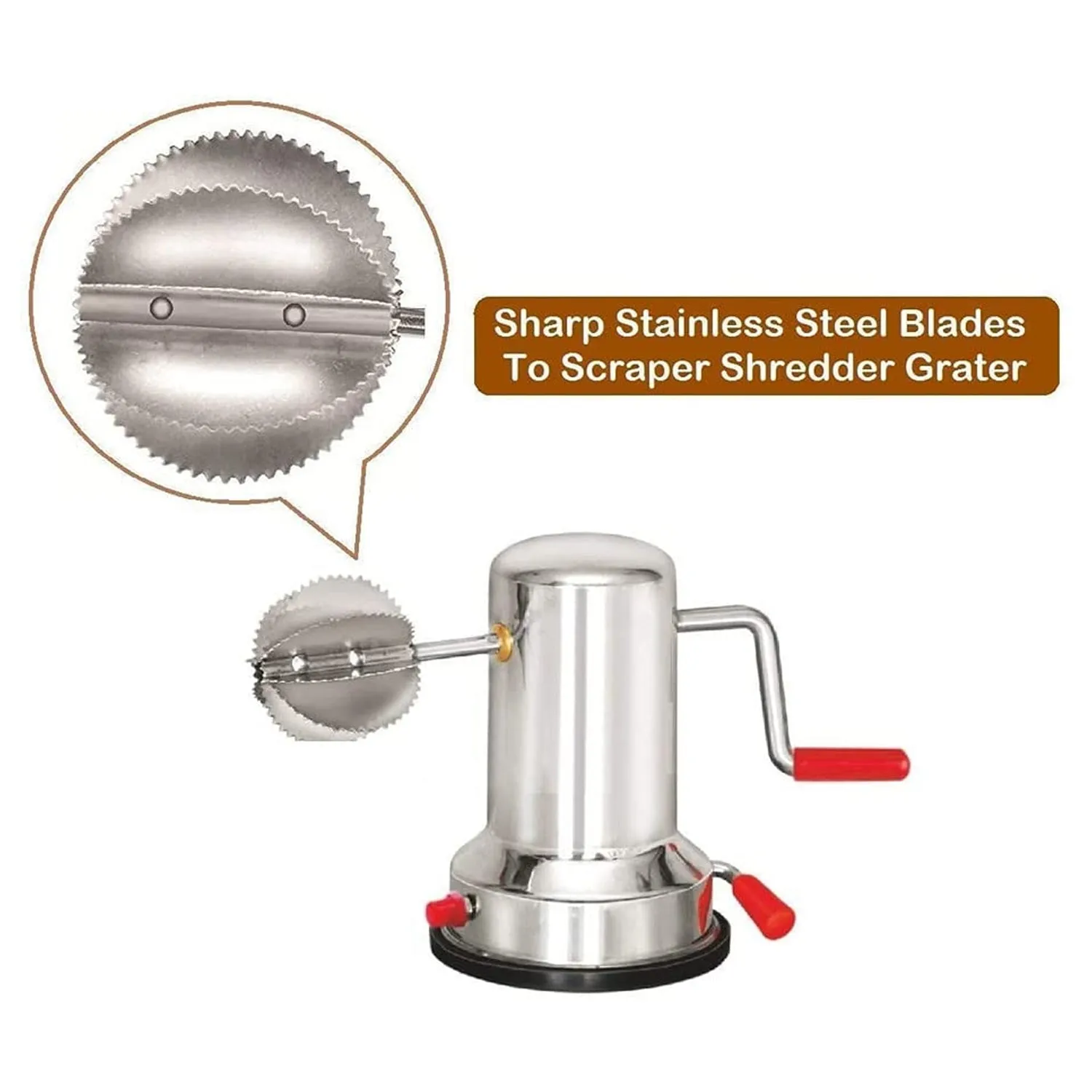 5216 Coconut scrapers Machine Manual Steel For Home & Kitchen Use