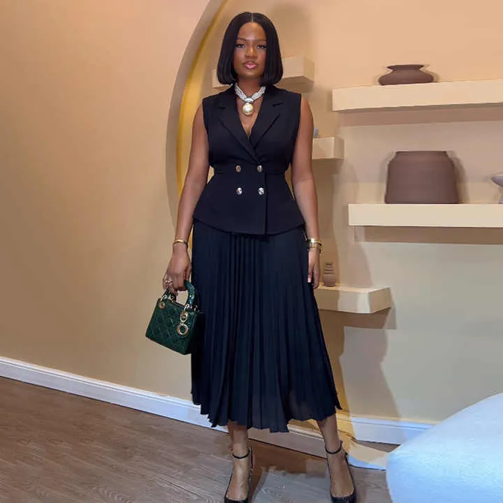 Casual 2 Piece Set for Women V-طقم نسائي كاجوال