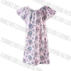 DH New Casual Dress for Baby Girls- الرسمي للفتيات