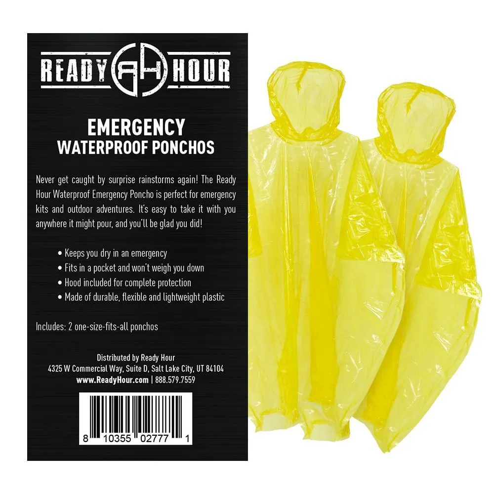 Emergency Poncho (2-pack) by Ready Hour
