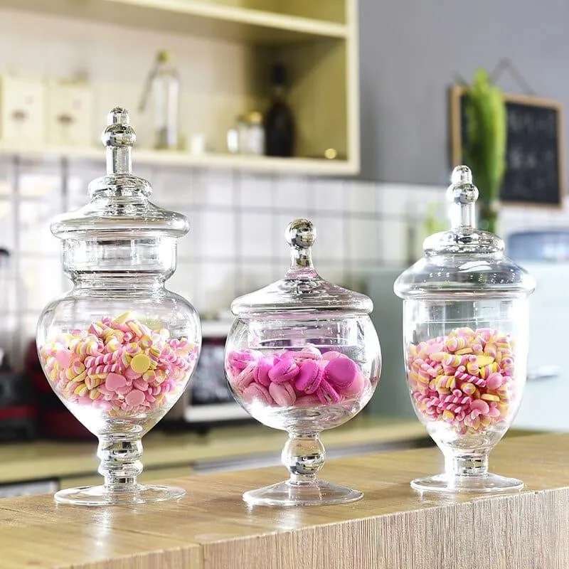 Glass Candy Jar for Wedding