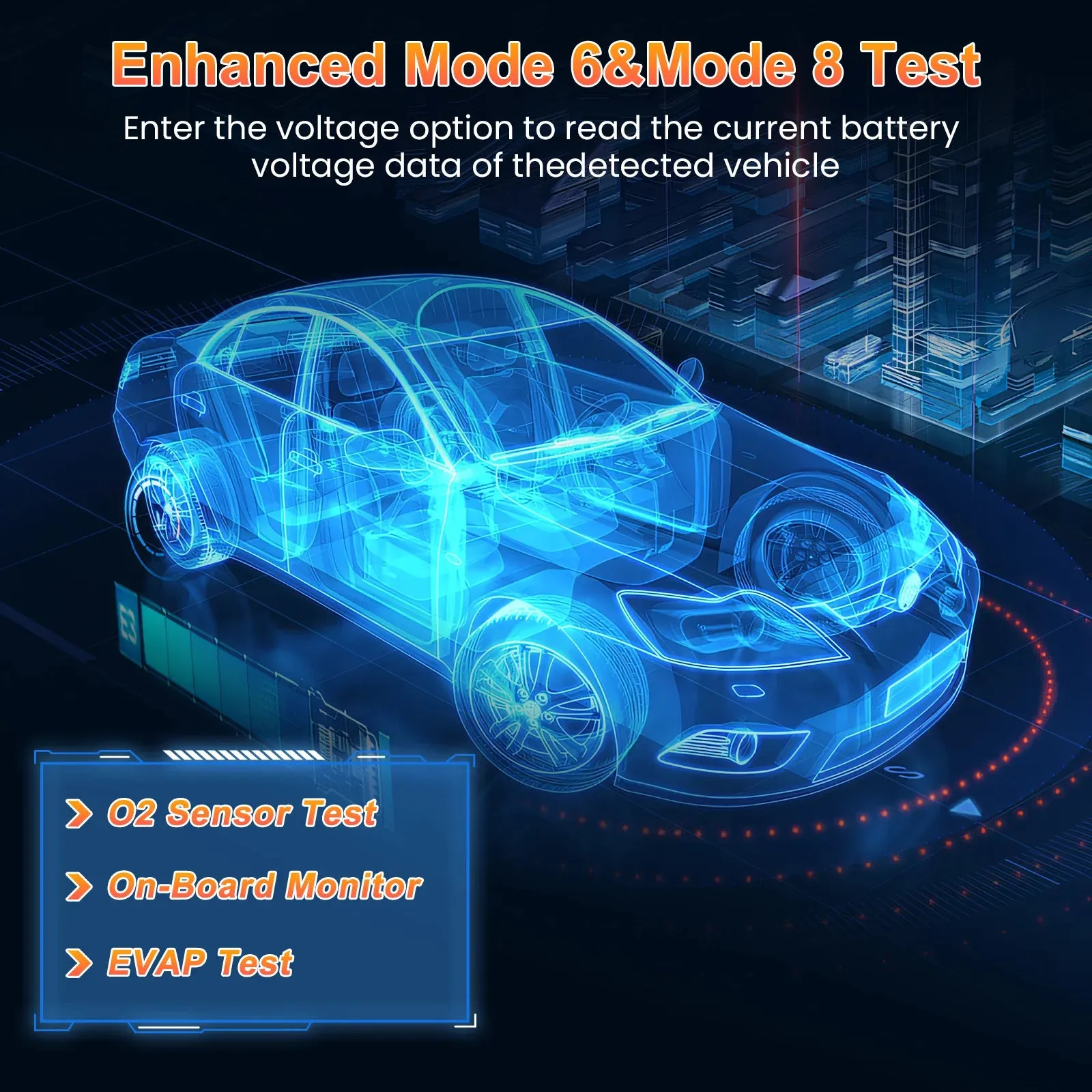 HOMPOW  OBD II  Scanner  Professional Auto Tool for All  Vehicles Live Data ,Universal Check Engine Car  Code Reader /Erase Fault Code,35,901 DTCs,Cloud Data Print,Voltage Test