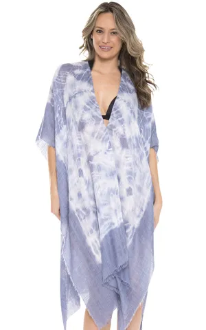 JP1592 Tie-Dye Print Design Kimono