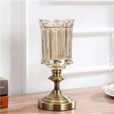 Metal Glass Vase for Food