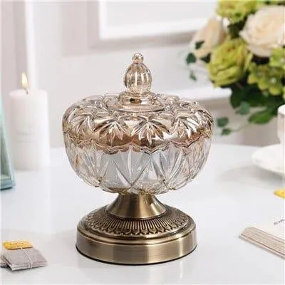 Metal Glass Vase for Food