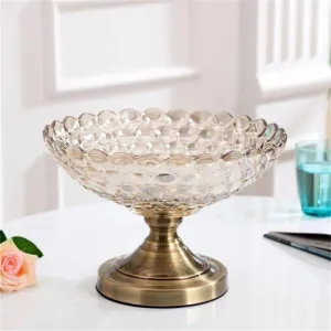 Metal Glass Vase for Food