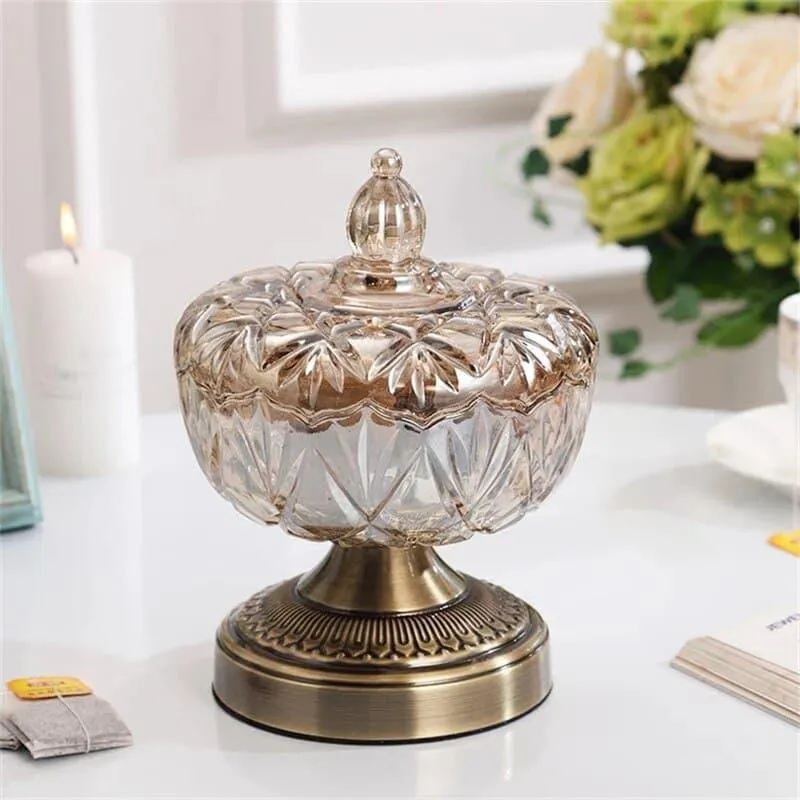 Metal Glass Vase for Food