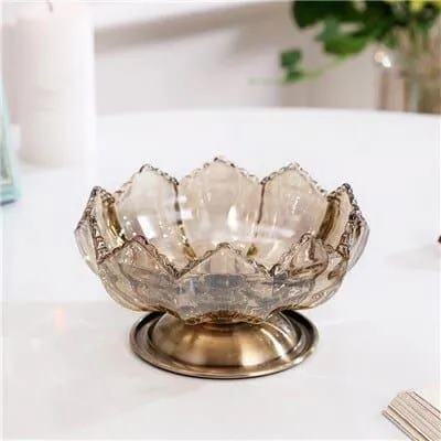 Metal Glass Vase for Food