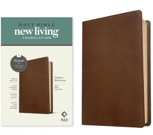 NLT Thinline Reference Bible/Filament Enabled Edition-Rustic Brown LeatherLike