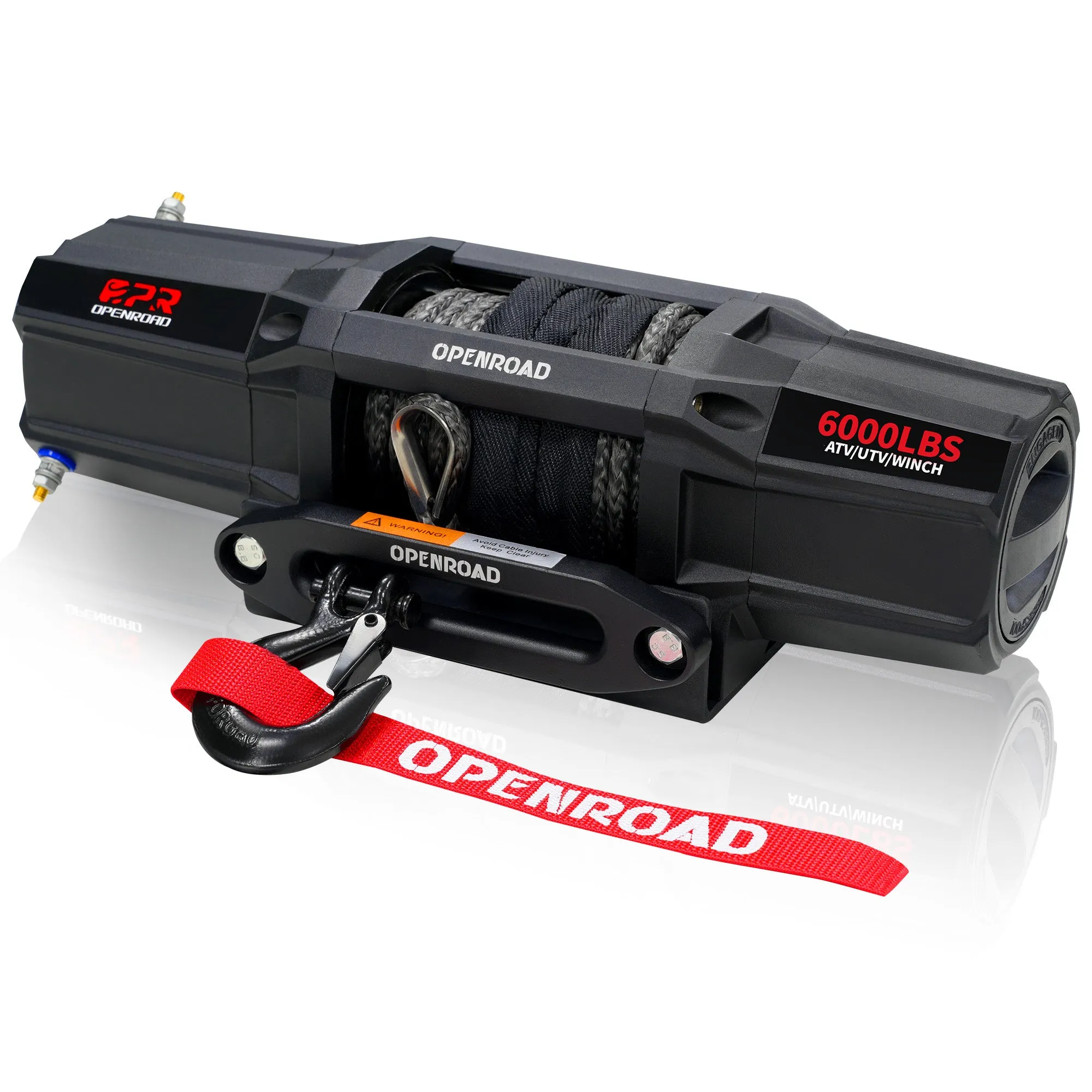 OPENROAD 6000lbs 12 Volts Electric Winch, Winch for UTV