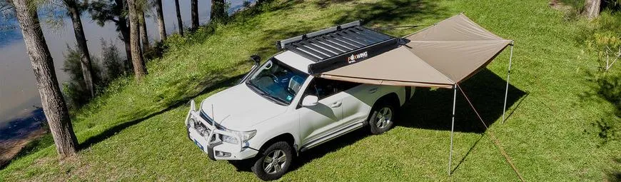Oztent Foxwing 180° Awning (Passenger Right Side)