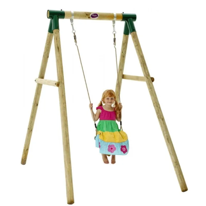 Plum Bush Baby Wooden Garden Swing Set
