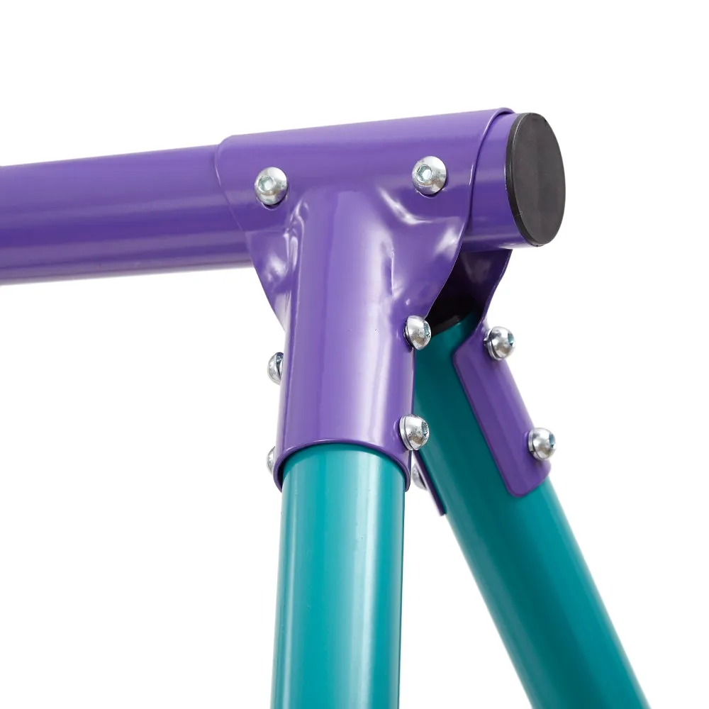 Plum Helios Metal Single Swing and Glider Set