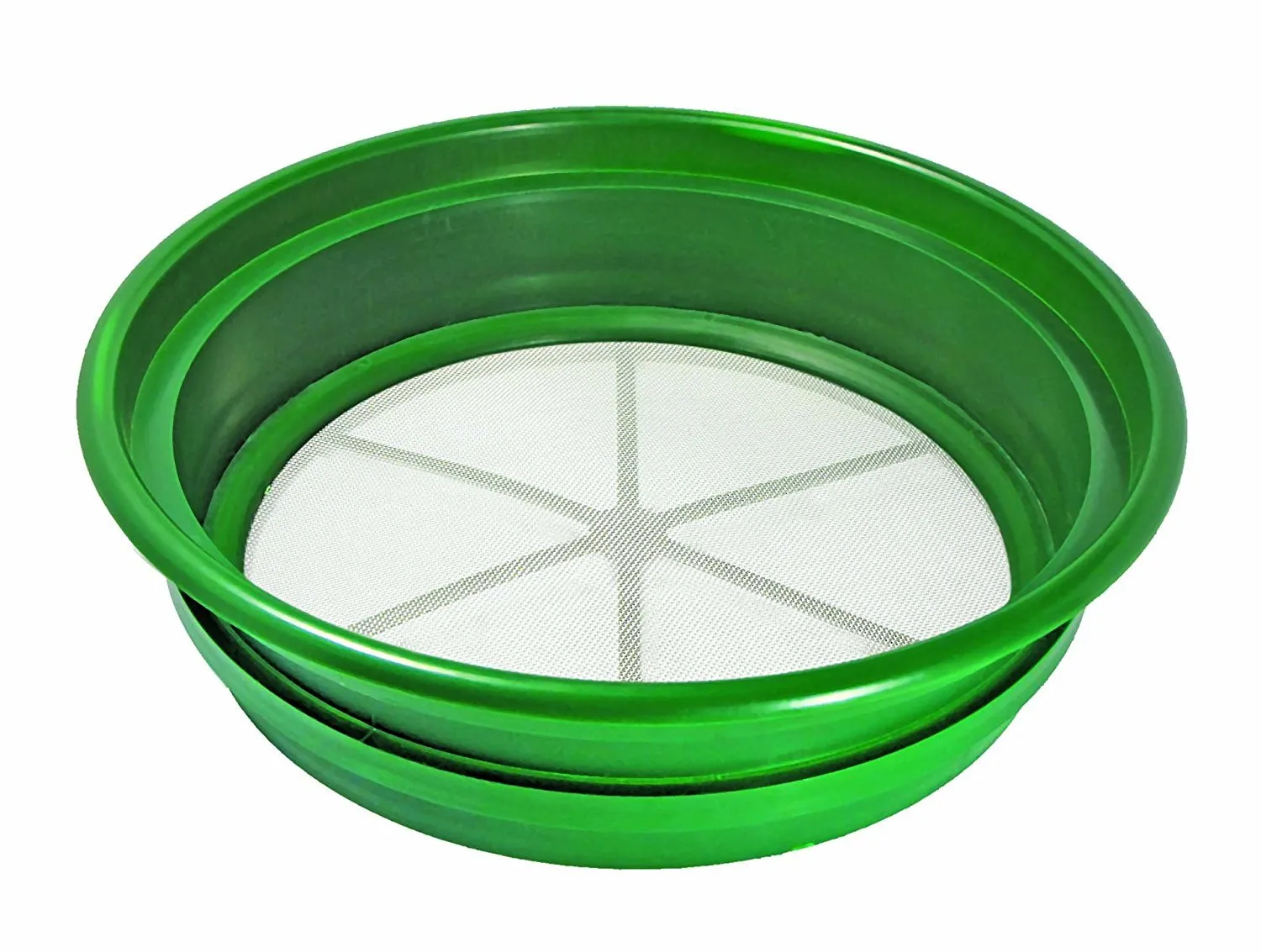 SE GP2-120 Patented Stackable 13-1/4-Inch Sifting Pan with Mesh Size 1/20-Inch