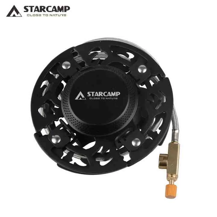 STARCAMP 3800W Outdoor Solo Backpack Hiking Foldable Camping Butane Gas Stove Portable Gas Burner ستاركامب 3800 واط حقيبة ظهر فردية خارجية قابلة للطي للتخييم والمشي لمسافات طويلة وموقد غاز البوتان المحمول