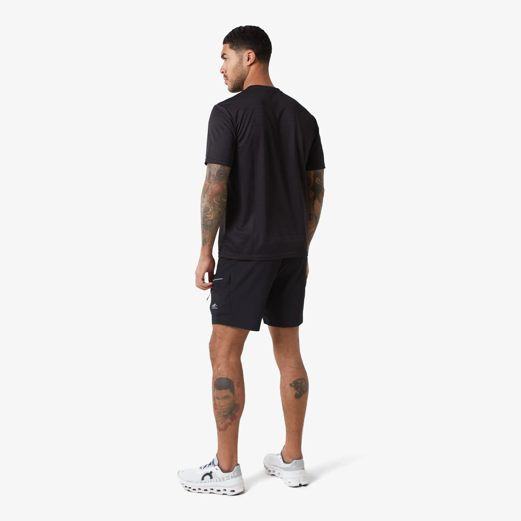 Tech Cargo Performance Short | Black