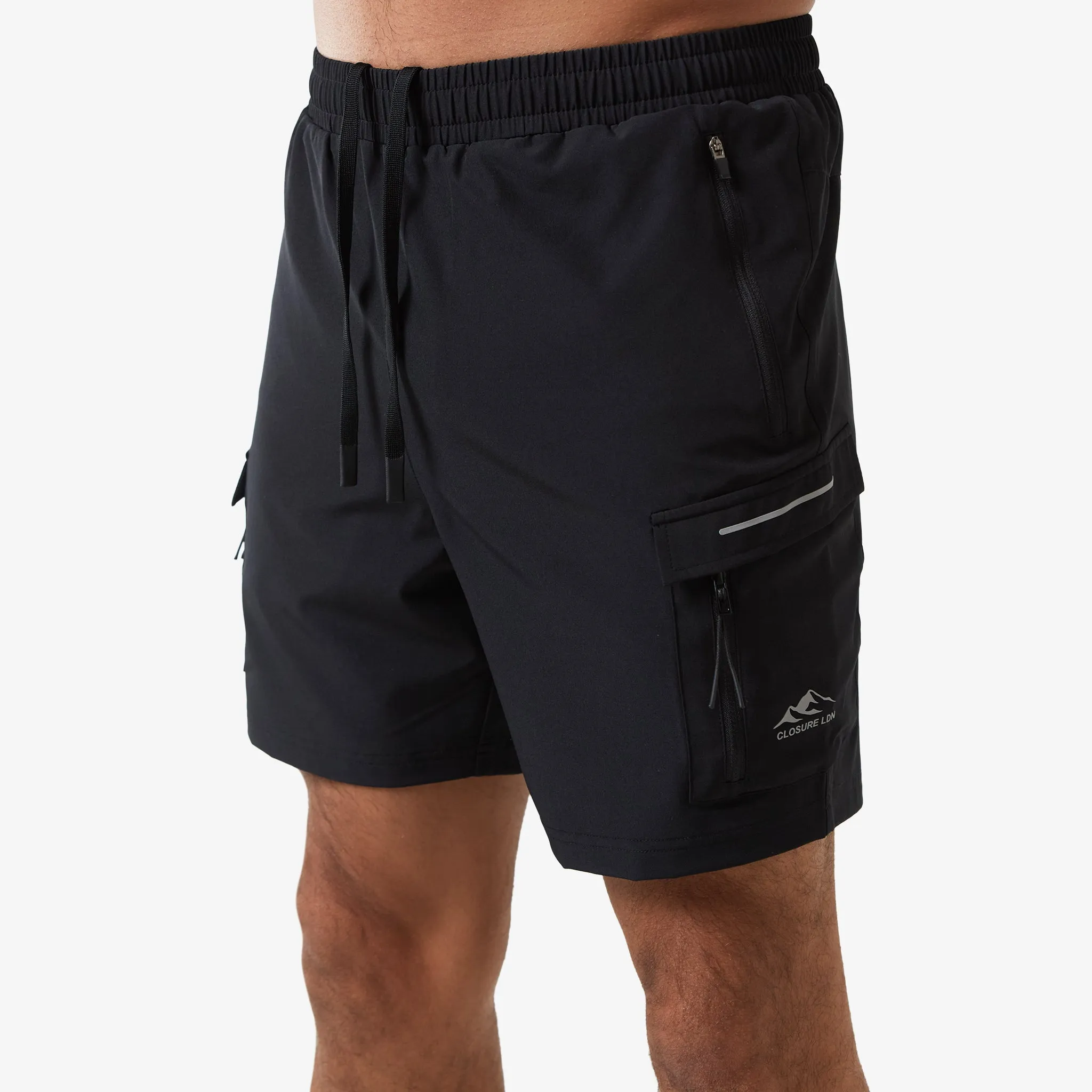 Tech Cargo Performance Short | Black