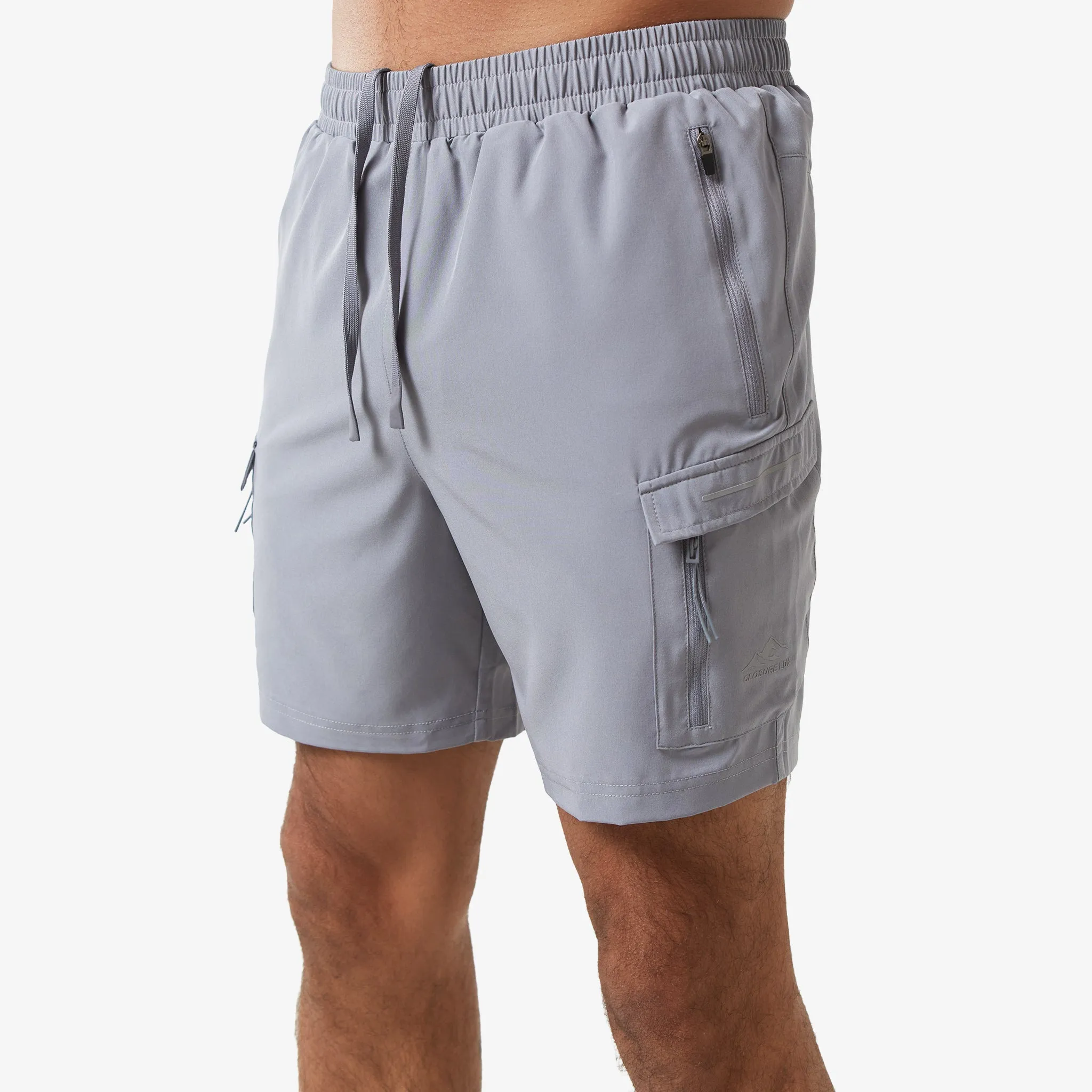 Tech Cargo Performance Short | Mid Grey
