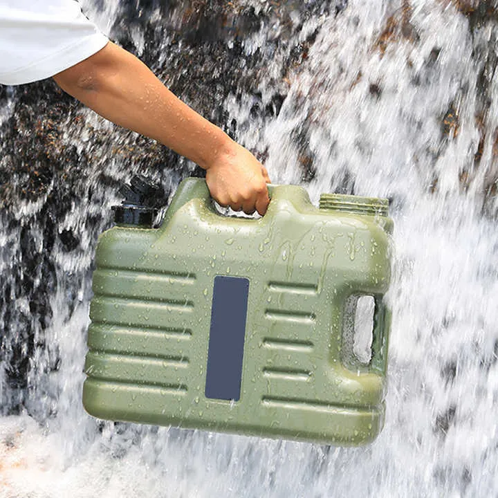W018 حاويات تخزين المياه البلاستيكية المحمولة . W018 11L Portable Plastic Water Storage Containers for