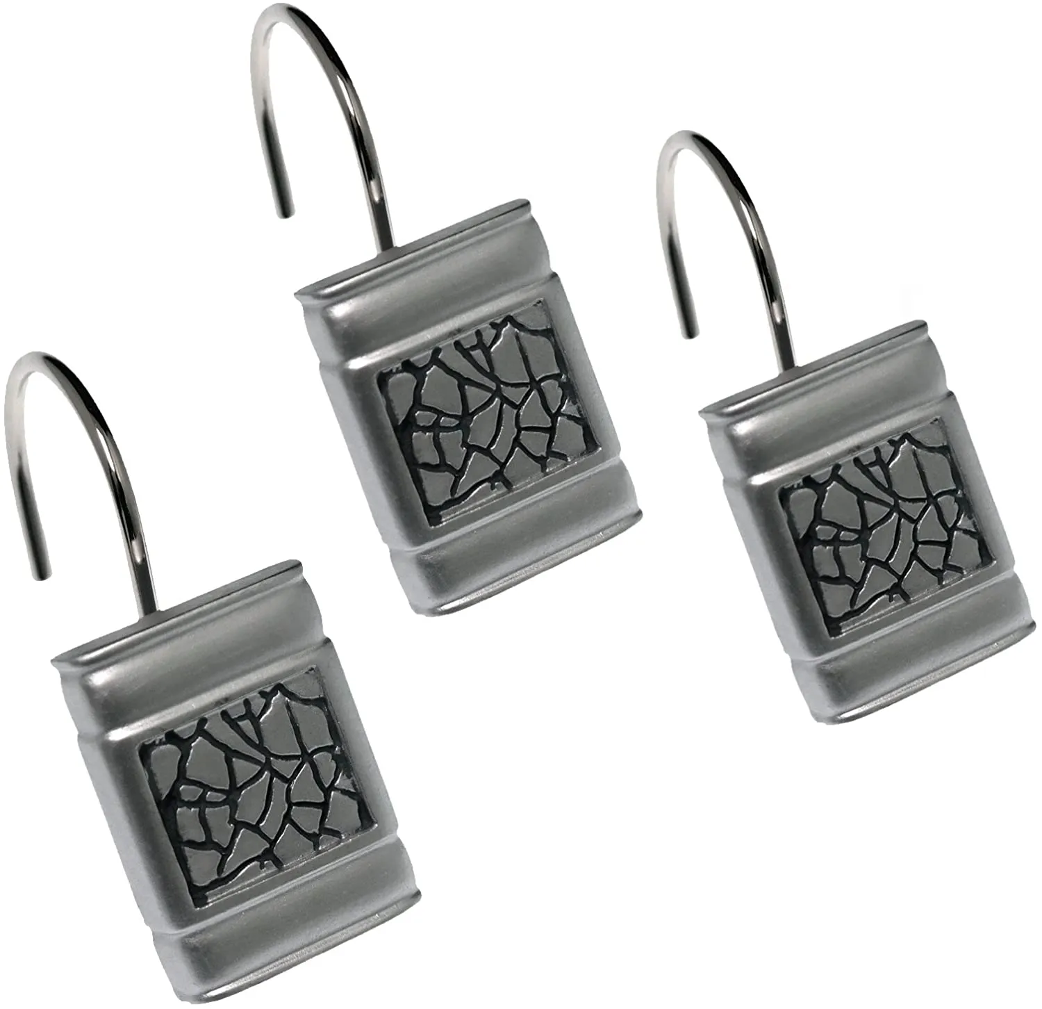 Zahari Home 12 Shower Curtain Hooks Resin Material Unique Design Custom Shower Hooks Western Country Shower 12 Hooks